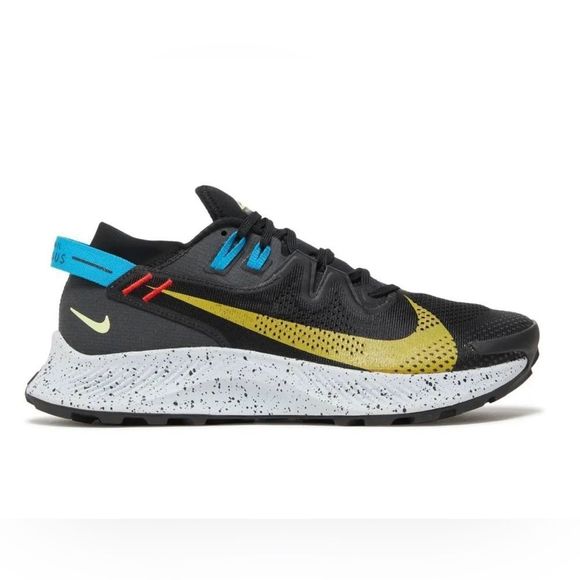Nike Other - Nike Pegasus Trail 2 Running Shoes Black/Sulfur MENS 8.5 - NEW